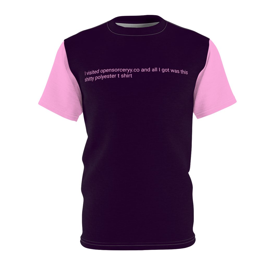 Unisex Cut & Sew Tee (AOP)