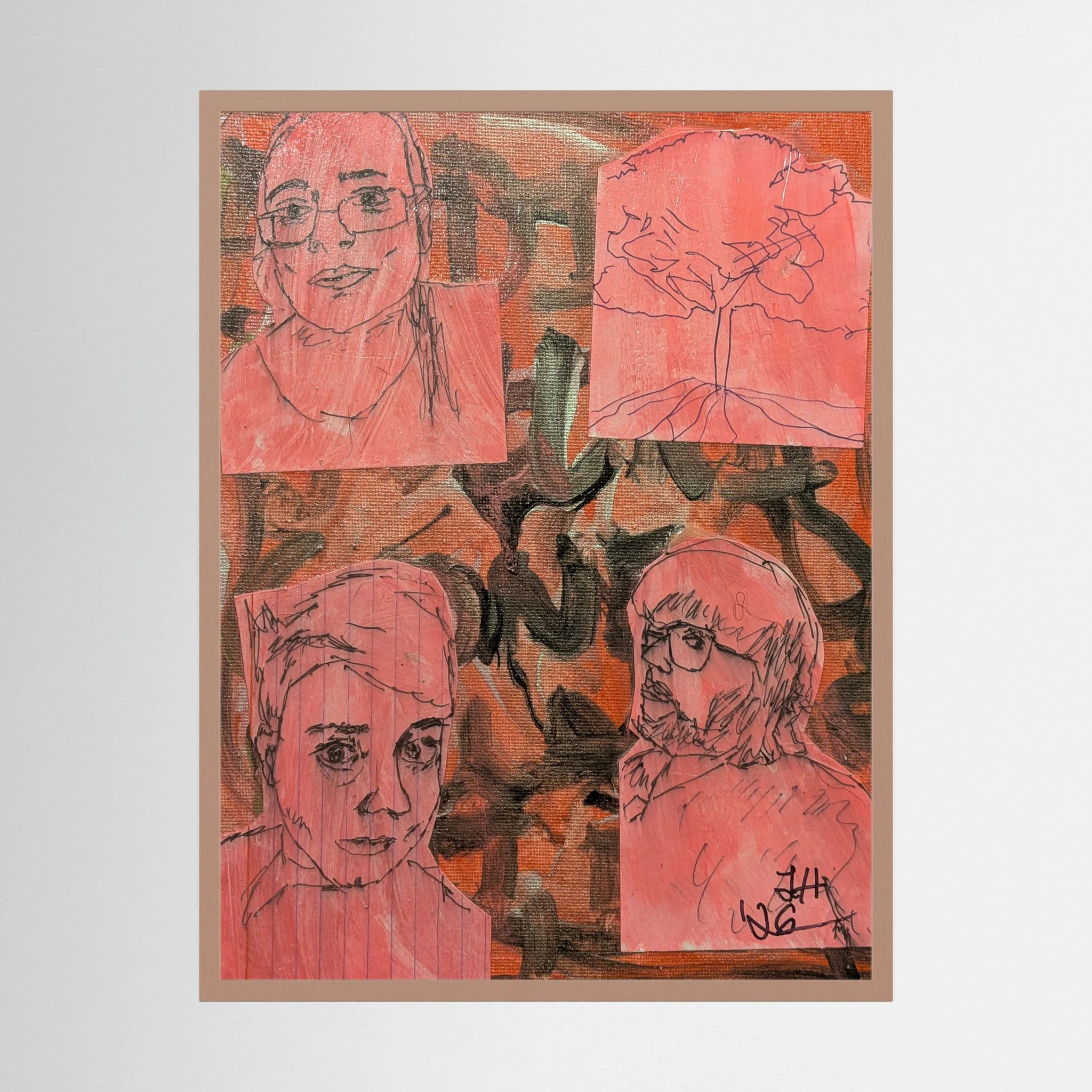 Rage at the Space Between I - Fine Art Print