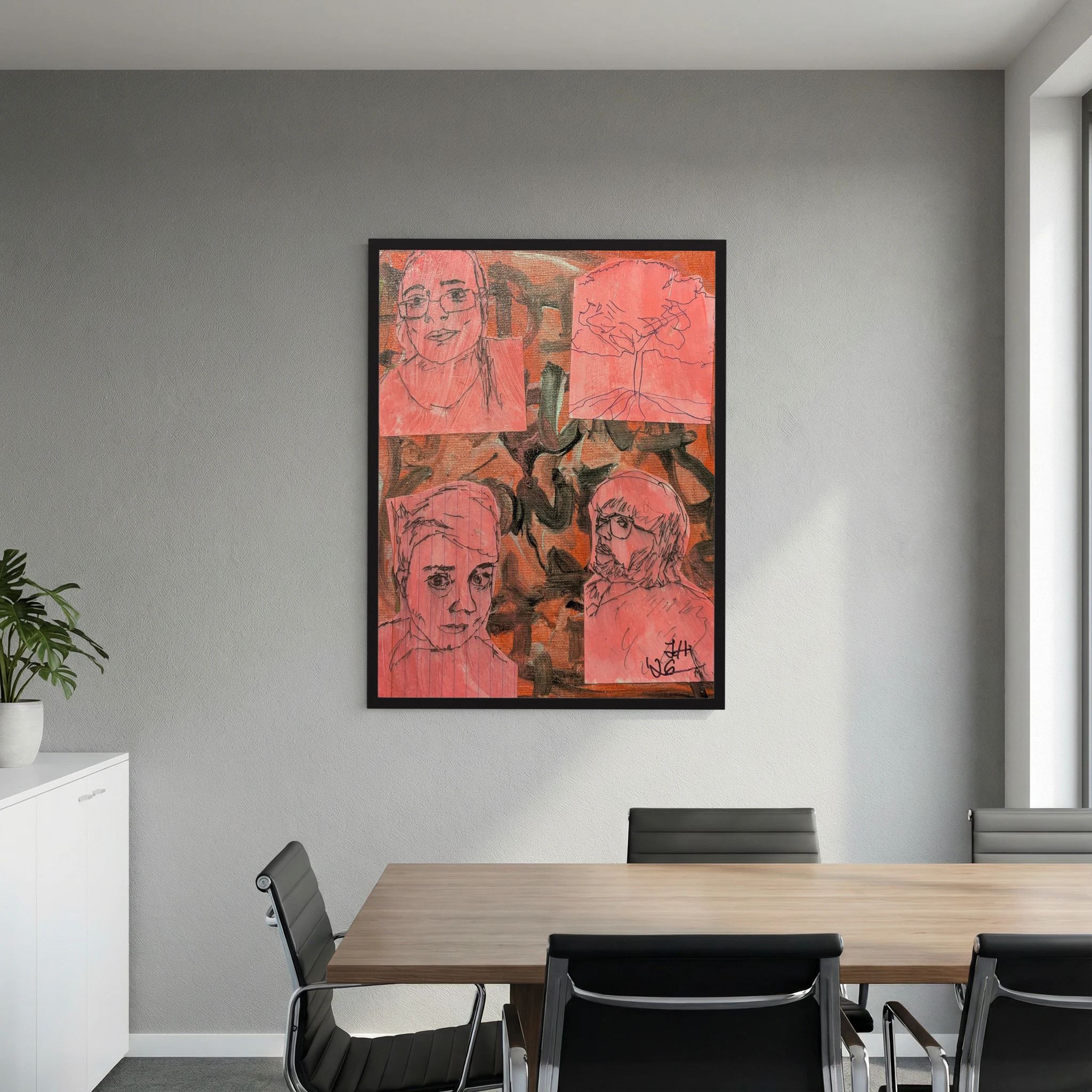 Rage at the Space Between I - Fine Art Print