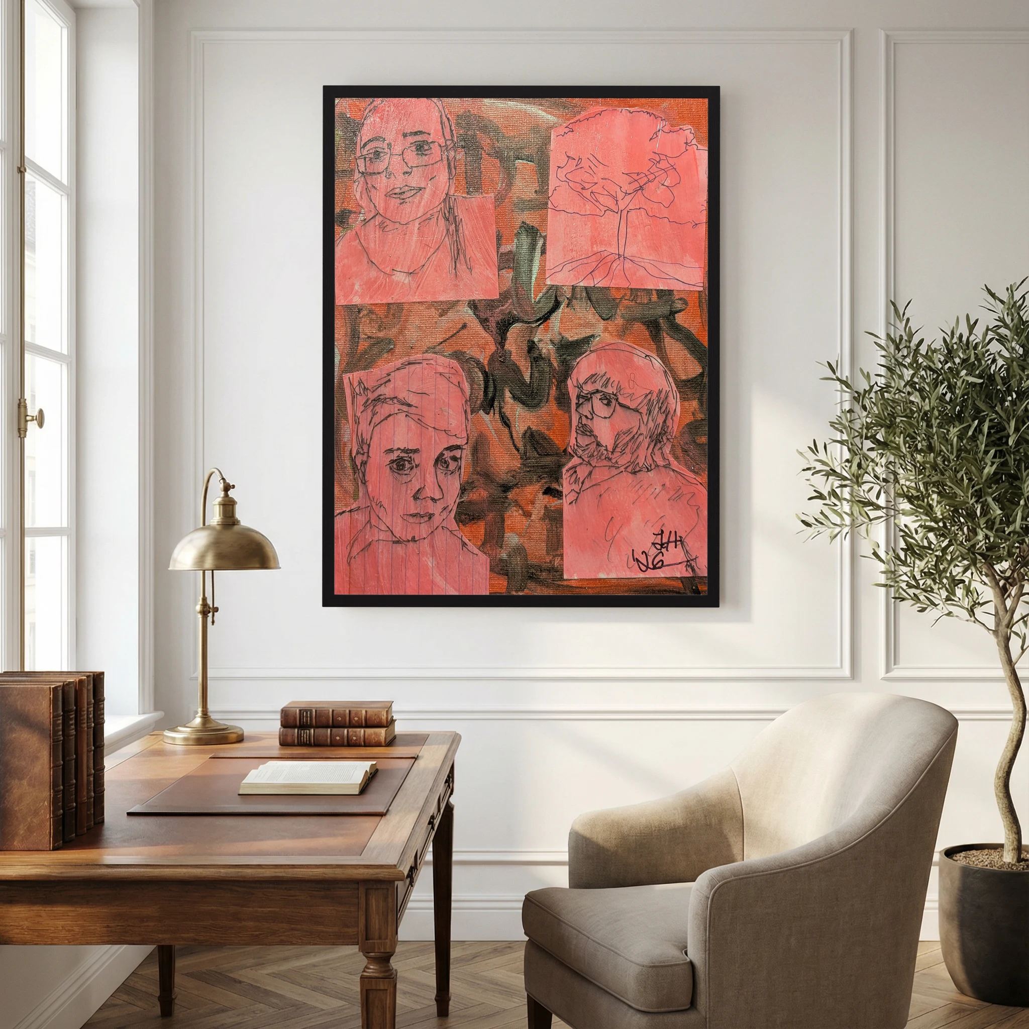 Rage at the Space Between I - Fine Art Print