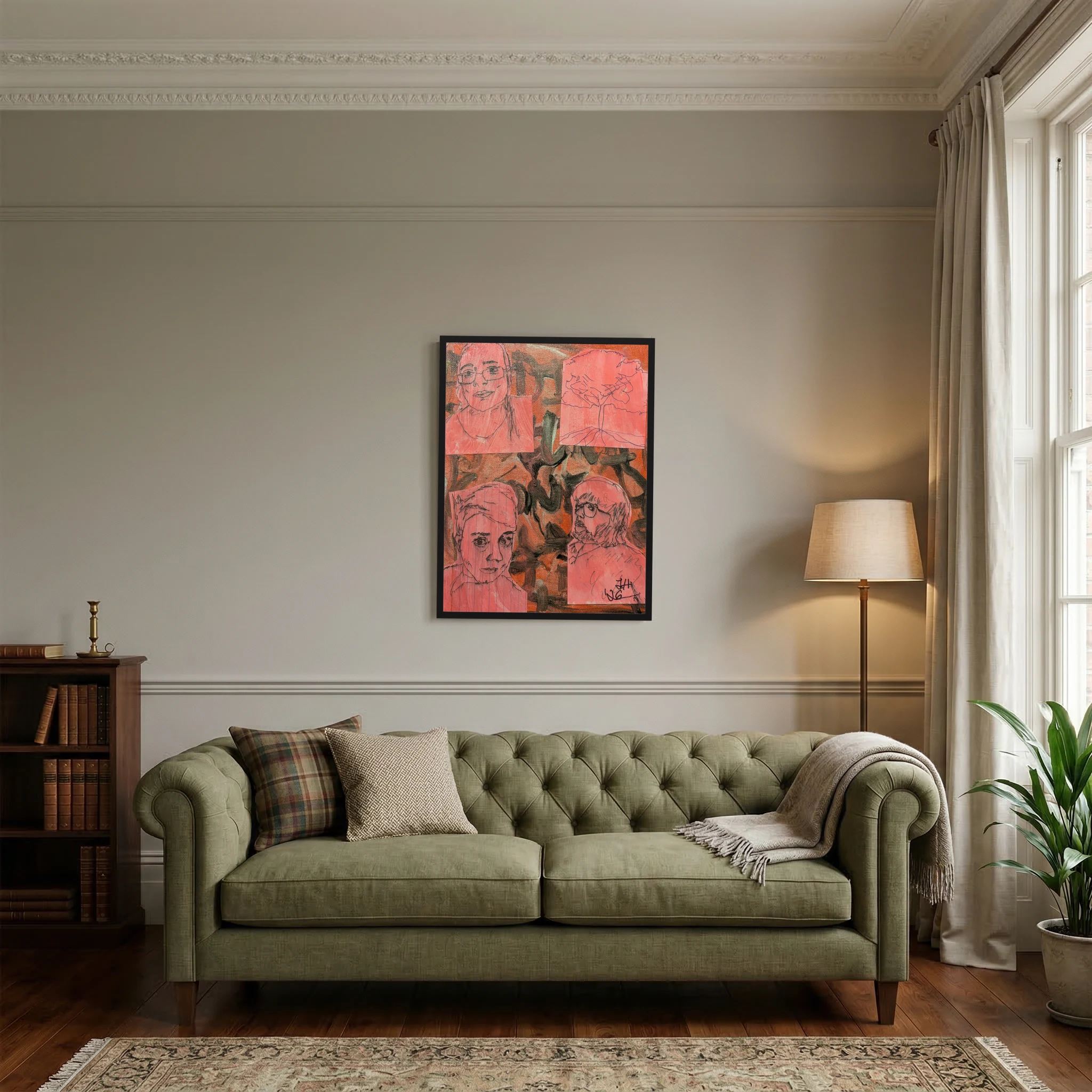 Rage at the Space Between I - Fine Art Print