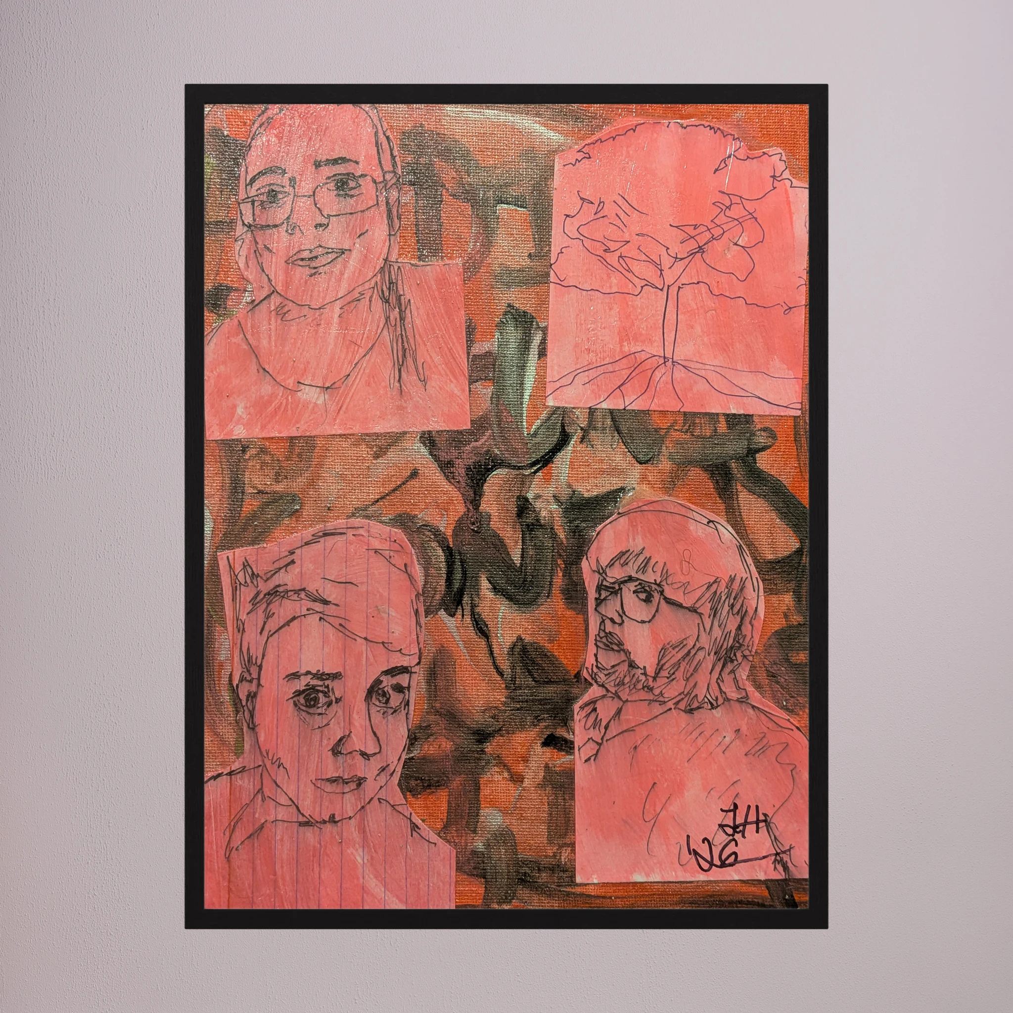 Rage at the Space Between I - Fine Art Print