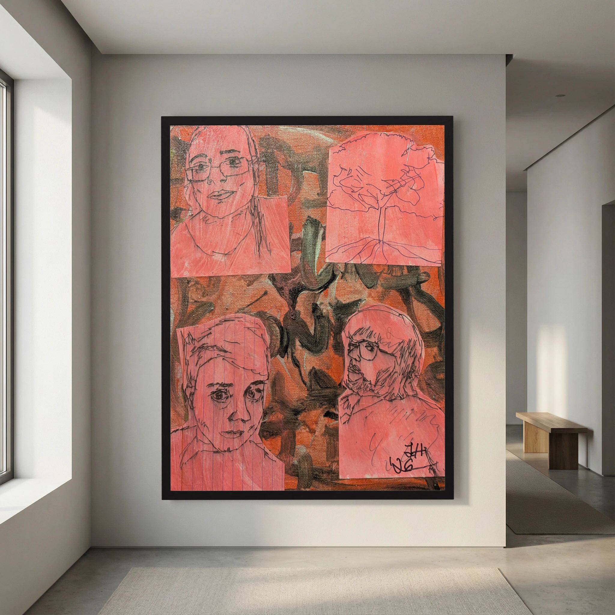 Rage at the Space Between I - Fine Art Print