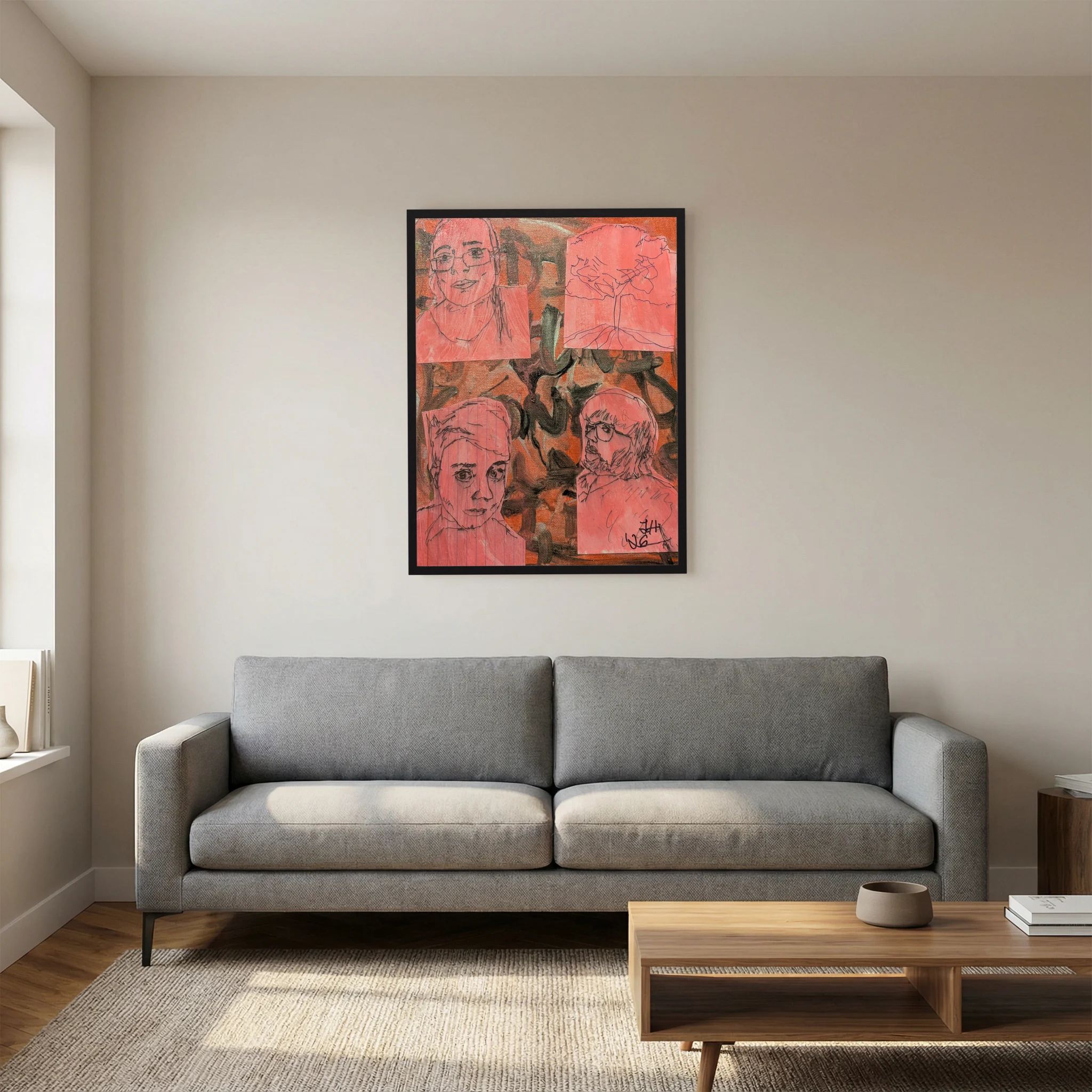 Rage at the Space Between I - Fine Art Print