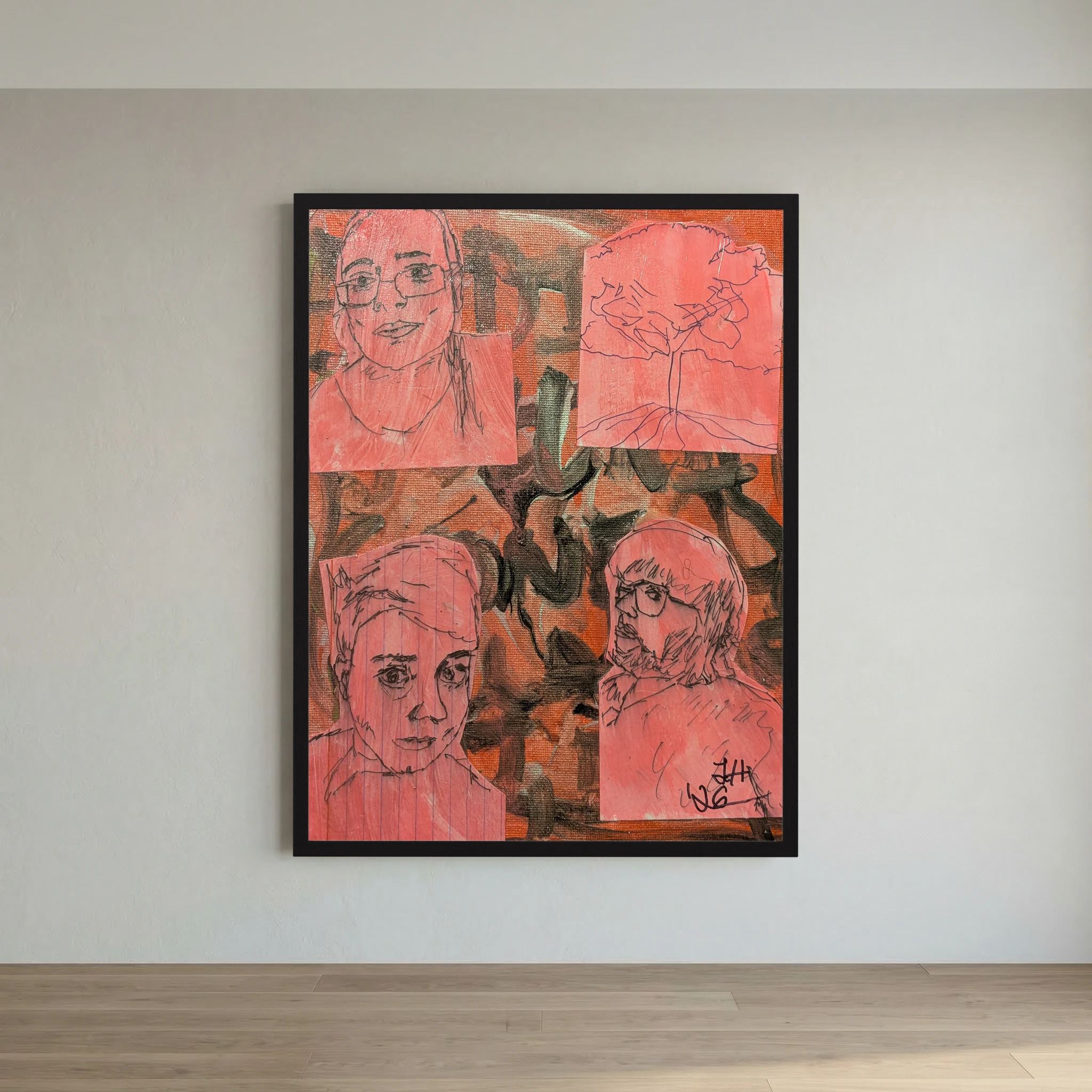 Rage at the Space Between I - Fine Art Print
