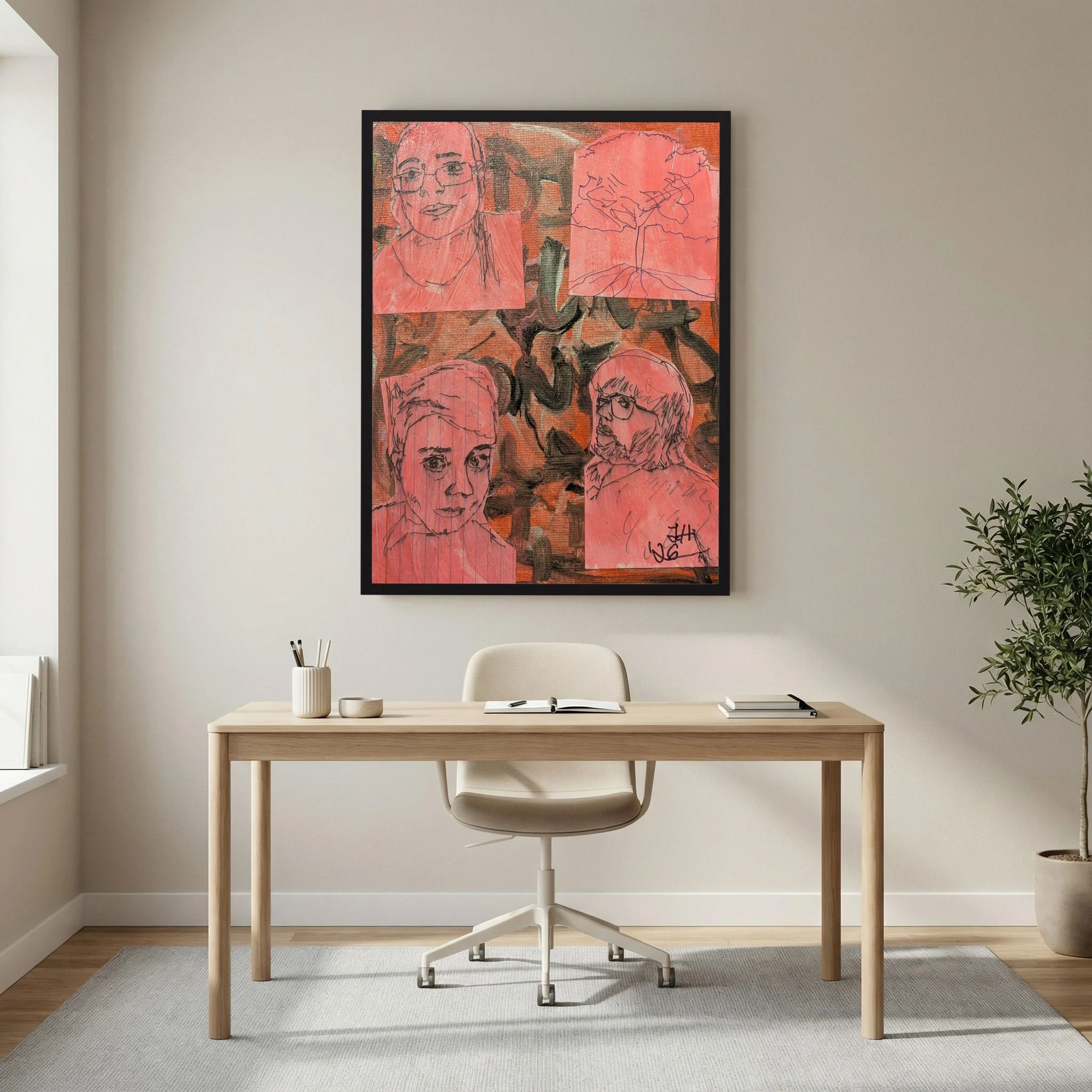 Rage at the Space Between I - Fine Art Print