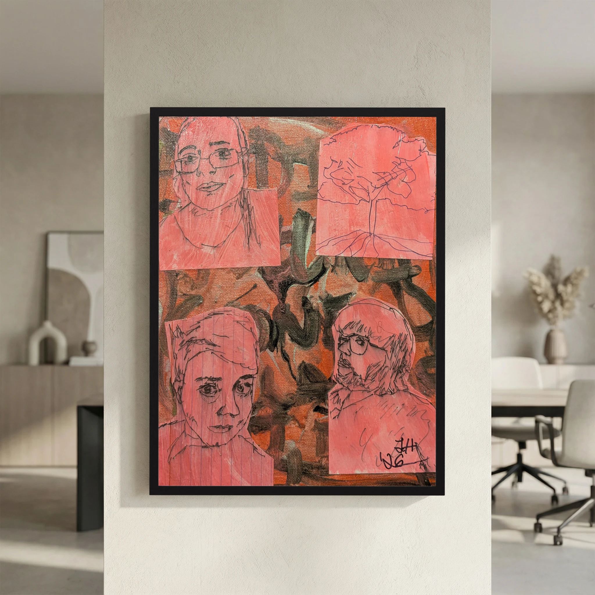 Rage at the Space Between I - Fine Art Print
