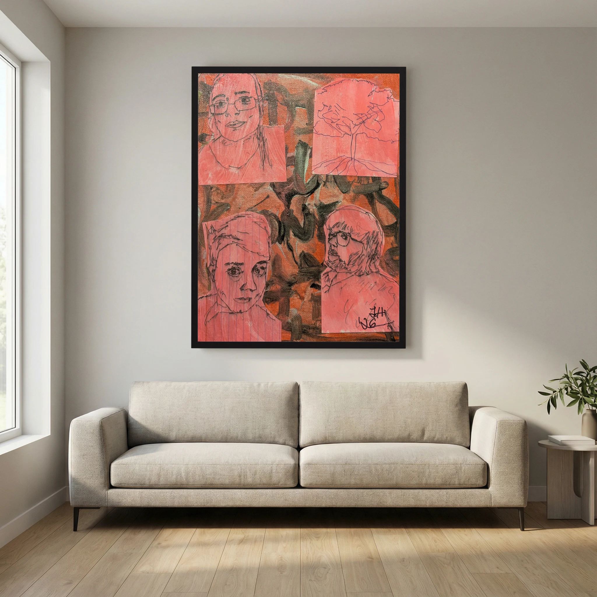 Rage at the Space Between I - Fine Art Print