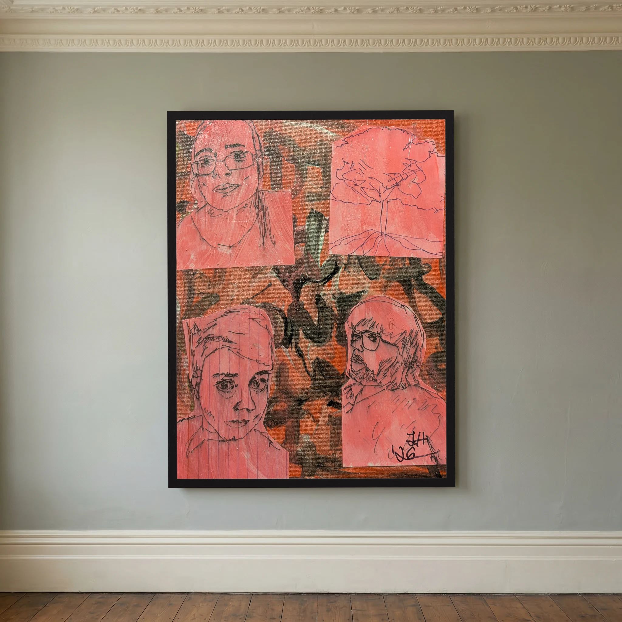 Rage at the Space Between I - Fine Art Print