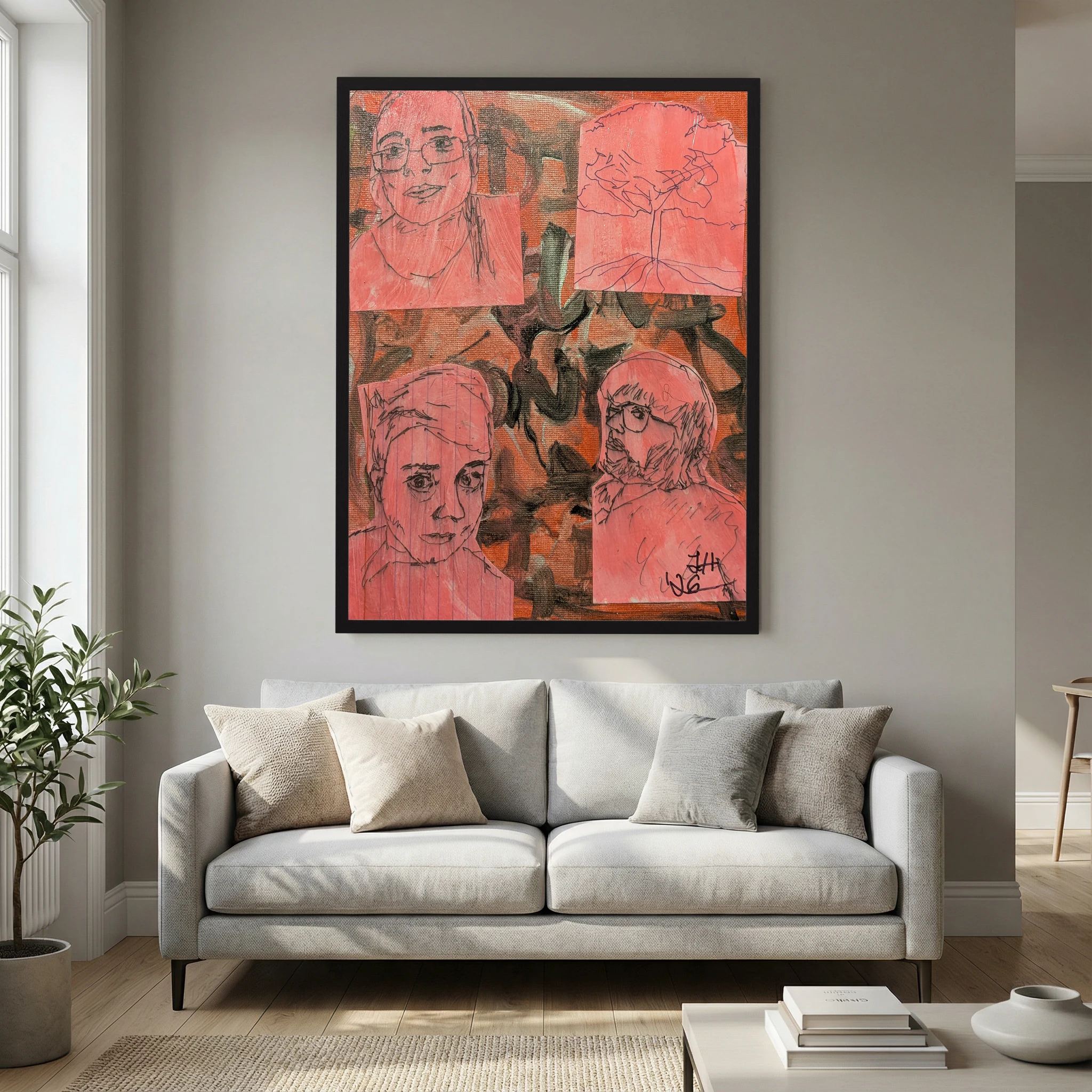 Rage at the Space Between I - Fine Art Print
