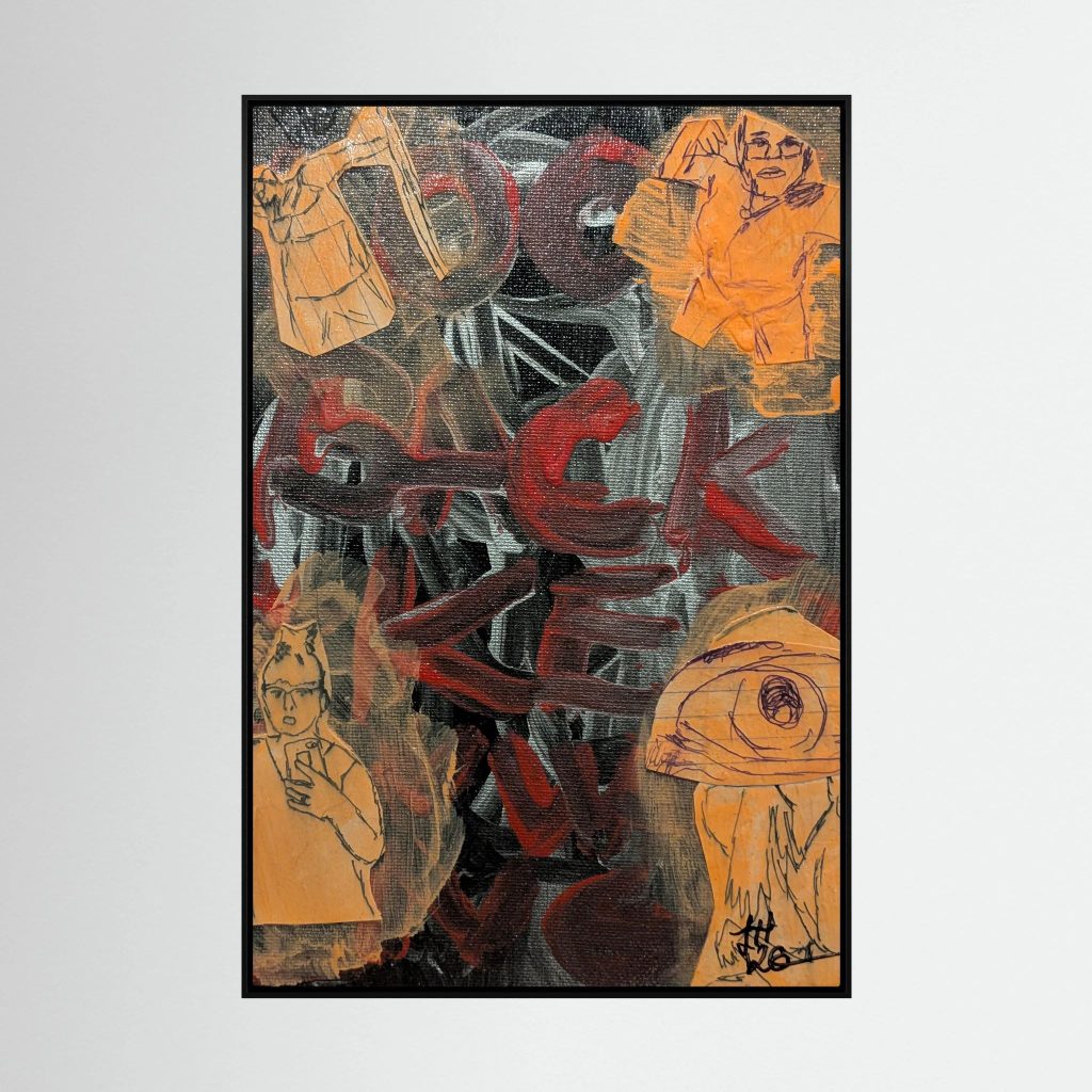 Rage at the Space Between II - Matte Canvas, Stretched, 0.75" (Multi-Size)