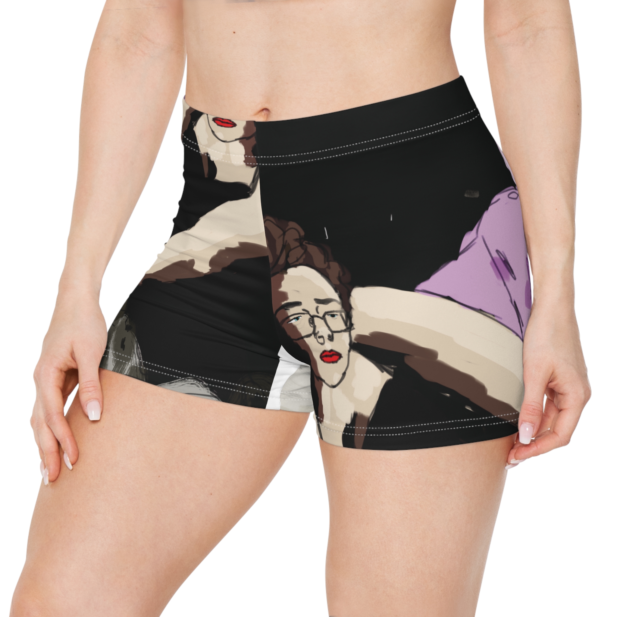 Judith Slaying Holofernes (2026) - All Over Printed Booty Shorts - Image 3
