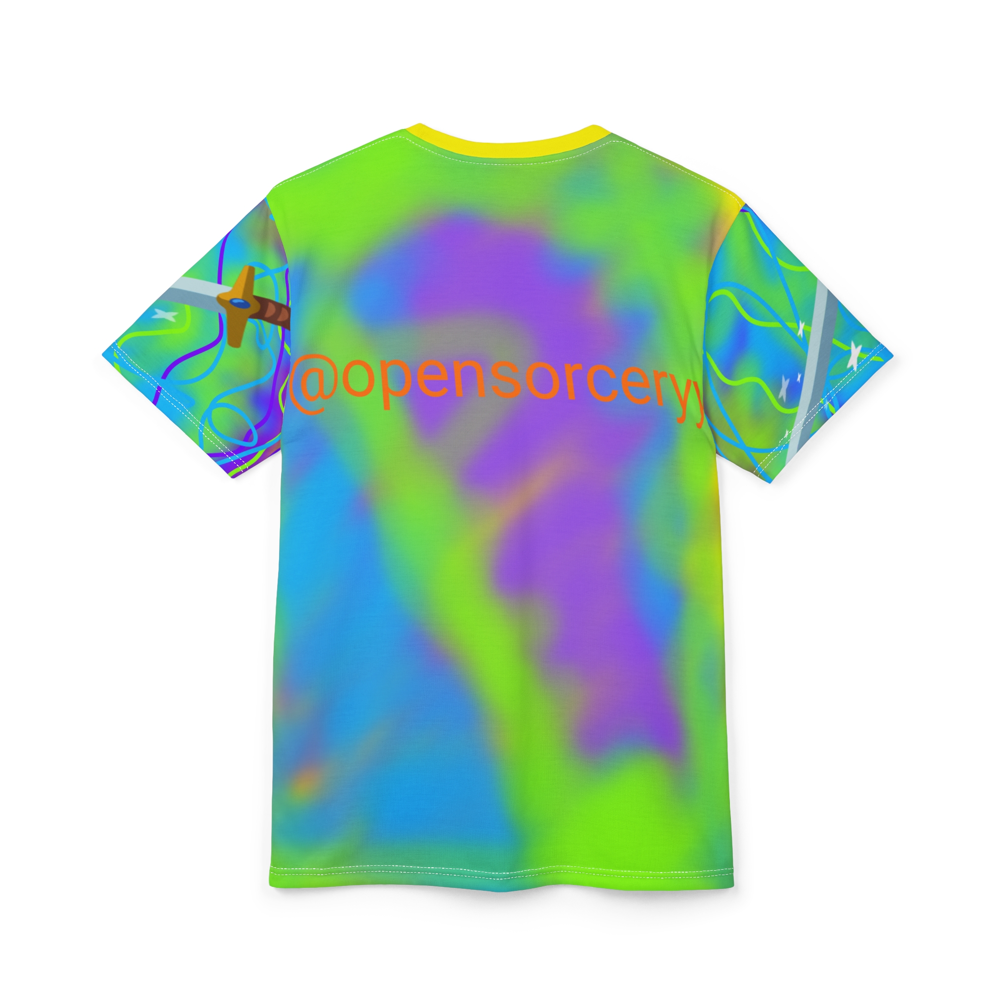 Unisex Cut & Sew Tee (AOP) - Image 4