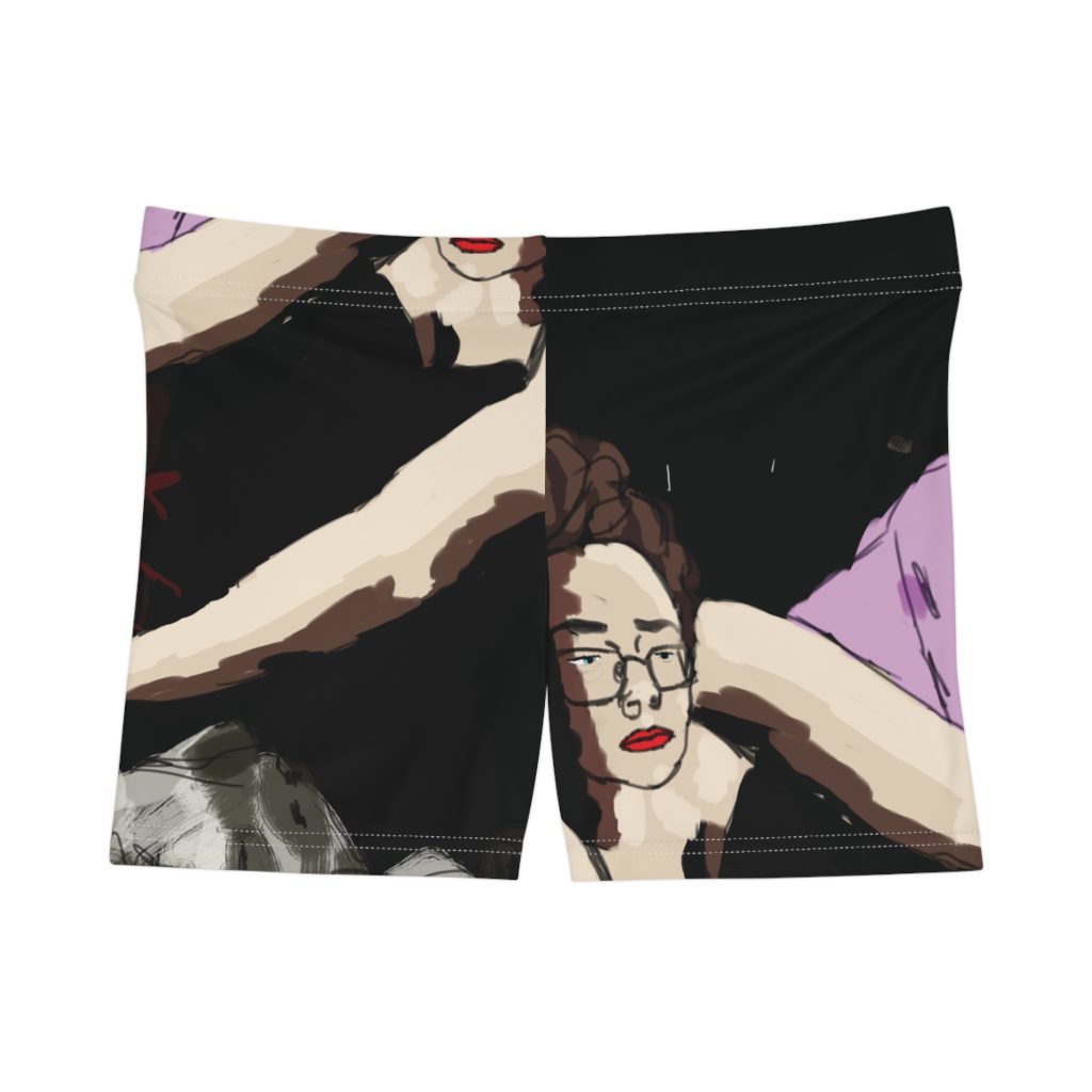 Judith Slaying Holofernes (2026) - All Over Printed Booty Shorts