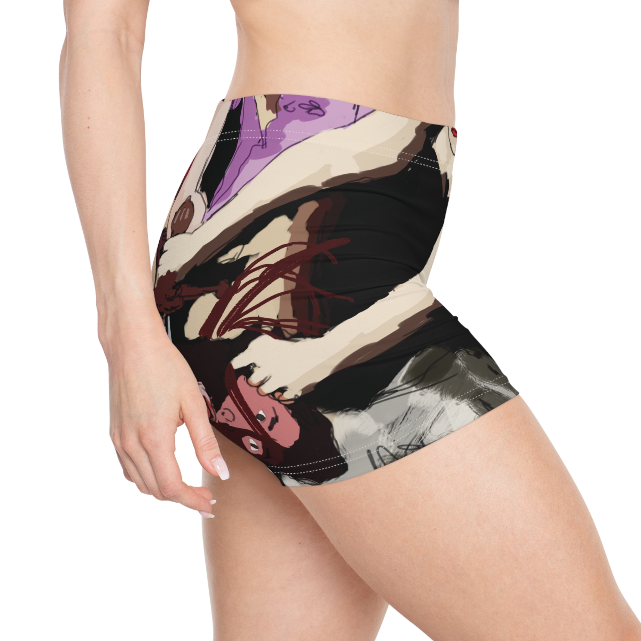 Judith Slaying Holofernes (2026) - All Over Printed Booty Shorts - Image 6