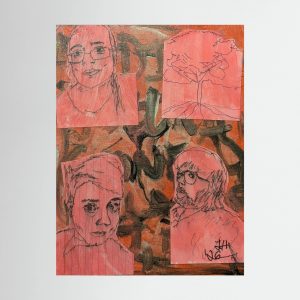 Rage at the Space Between I - Matte Canvas Print