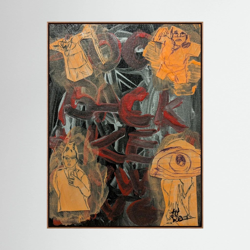 Rage at the Space Between II - Matte Canvas Print