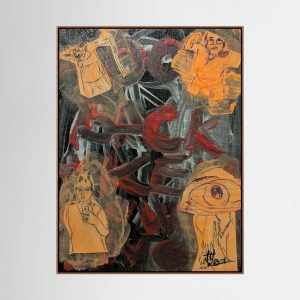 Rage at the Space Between II - Matte Canvas Print